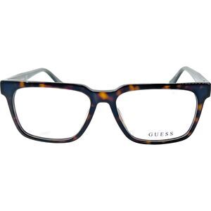 Guess GU50059 Mens Plastic Eyeglass Frame 052 Dark Havana 53-15 w Spring Hinges
